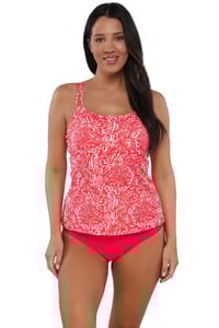 NKugel - Sunsets - Majorca Taylor Tankini Swimwear with Built_10 - Front pose #1_Sunsets Majorca Taylor Tankini Top pw.jpg