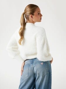 LilouEA - Guess Crew neck fuzzy yarn sweater Women-5_W4BR25Z3BH0-G012-ALT2.jpg