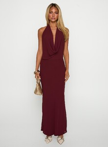 EAyalon - PrPolly - Vortexa Halter Maxi Dress Currant-8 - 6-Model-Ella-Us2.jpg