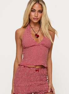 EAyalon - PrPolly - Whimsy Halter Top Red Gingham-8 - 1-Model-Ella-Us4.jpg