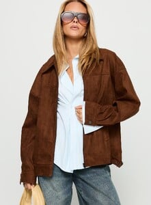 KianaF - PrPolly - Goldsmith Faux Suede Bomber Jacket Brown-8 - 1-Model-Kiana-Us2.jpg