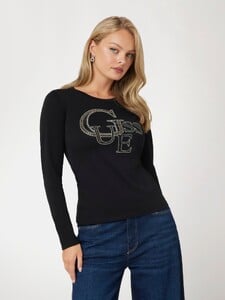 LaurenA - Guess - Studs front logo t-shirt #0_W4BI29I3Z14-JBLK.jpg