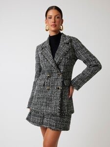 LizaM - Guess - Marciano bouclé double-breasted blazer #0_5BGN157409A-JBLK.jpg