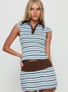 SummerH - PrPolly - Cadey Contrast Collar Polo Top Blue _ Brown-8 - 1-Model-Summer-Us2_F22fc4fd-Fdb0-4aa4.jpg