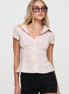 SummerH - PrPolly - Cottesloe Blouse Top Pink Check-13 - 1-Model-Summer-Us2_D40884d1-15b7-4a48.jpg