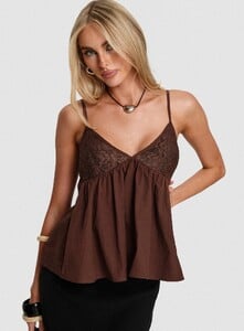 SummerH - PrPolly - Janeesa Frill Lace Detail Cami Top Brown-7 - 0-Model-Summer-Us2_0f7fd168-F6c3-46d6.jpg