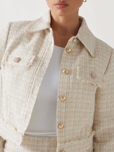 YevaS - Guess - Cropped tweed jacket Women-4 - W5RN47WGW82-F0DP-ALT3.jpg