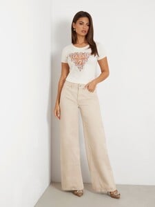 YevaS - Guess - Flower logo stretch t-shirt #1_W4YI72J1314-G012-ALT1.jpg