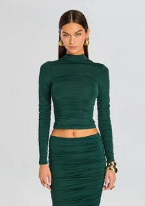 Ecommerce_Crop-25-09-16_DulcieRuchedTop_DarcyMidRiseRuchedMidiSkirt_Evergreen_0029_ECOMM.webp