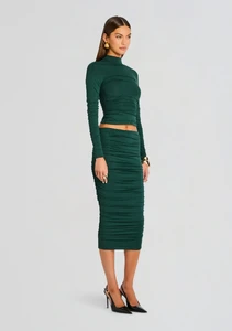 Ecommerce_Crop-25-09-16_DulcieRuchedTop_DarcyMidRiseRuchedMidiSkirt_Evergreen_0036_ECOMM.webp