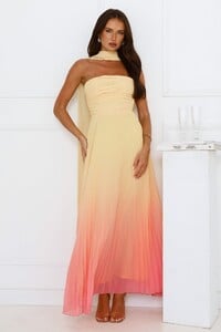 NSole - HMolly - Sunset Magic Strapless Pleated Maxi Dress Yellow - Image 3_39A0336_1742804938.jpg