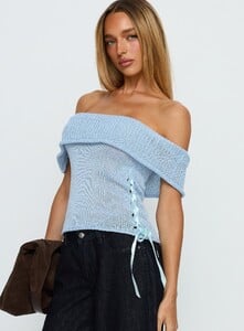SG - PrPolly - Marisyn Tie Detail Off Shoulder Top Blue-6 - 3-Model-Shelby-Us2.jpg
