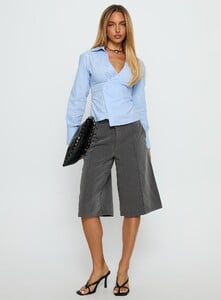 SG - PrPolly - Mayda Asymmetrical Long Sleeve Shirt Blue Pi-8 - 2-Model-Shelby-Us2.jpg