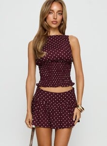 SG - PrPolly - Tovie Frill Linen Blend Skort Plum Polka-8 - 1-Model-Shelby-Us2.jpg