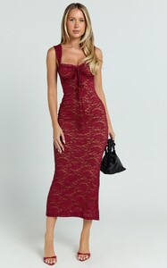 EVenz - Showpo - Collette_Midi_Dress_-_Ruched_Bust_Wide_Strap_Detail_Lace_Midi_Dress_in_Wine_002.jpg