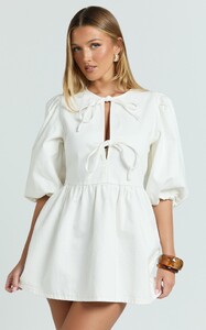YasminC - Showpo - Shailene_Mini_Dress_-_Tie_Front_Puff_Sleeve_Recycled_Denim_Dress_in_Ecru_5.jpg
