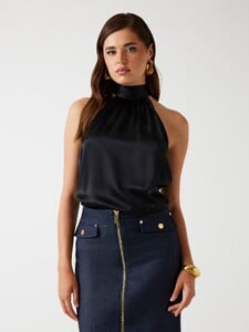 GHadjivu - Guess - Marciano silk halter-neck top #0_5YGH269719Z-JBLK.jpg