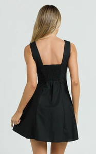 EVenz - Showpo - Adiana_Mini_Dress_-_Linen_Square_Neck_Shirred_Back_A_Line_Dress_in_Black_10.webp