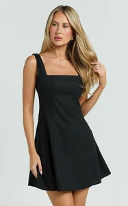 EVenz - Showpo - Adiana_Mini_Dress_-_Linen_Square_Neck_Shirred_Back_A_Line_Dress_in_Black_5.webp