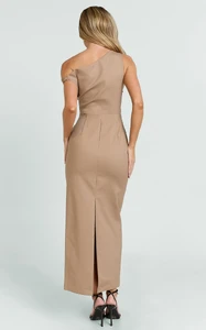 EVenz - Showpo - Alexandria_Midi_Dress_-_Tip_Shoulder_Draped_Fitted_Dress_in_Dark_Brown_1969.webp