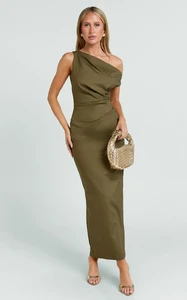 EVenz - Showpo - Alexandria_Midi_Dress_-_Tip_Shoulder_Draped_Fitted_Dress_in_Olive_2029.webp