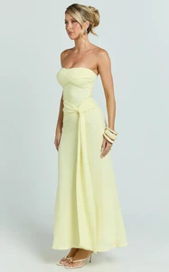 EVenz - Showpo - Aria_Maxi_Dress_-_Strapless_Tie_Waist_Dress_in_Lemon_6.webp
