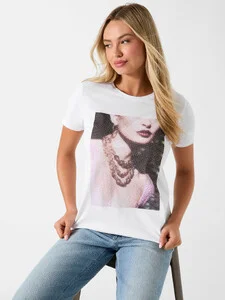 JTerry - Guess - Printed t-shirt #0_W6RI57K9RM1-G011.jpg