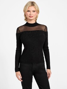 JuliaL - Guess - Eco Jeena Rhinestone Sweater #0_W6RR70Z2YK2-JBLK.jpg