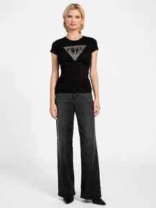 JuliaL - Guess - Eco Rhinestone Signature Tee #1_W6RI59KA0Q1-JBLK-ALT1.jpg