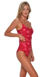 OLink - Sunsets - Rambling Rose Anya Tankini Top lifted to show Bikini Bottom_823trambl-photo07-tankiniter-wear04.jpg