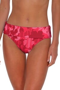 OLink - Sunsets - Rambling Rose Hannah High Waist Bottom w folded waist_33brambl-photo09-bikini-bottom-front-wear10.jpg